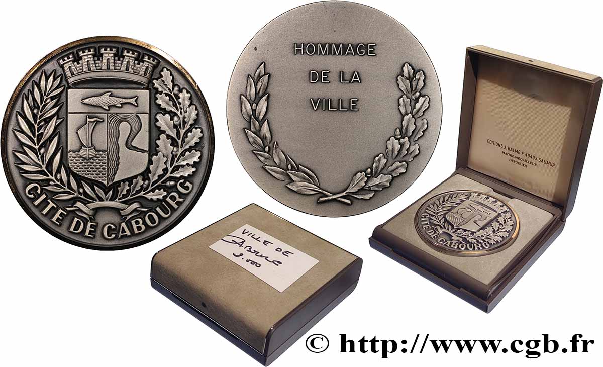 V REPUBLIC Médaille, Hommage de la ville AU