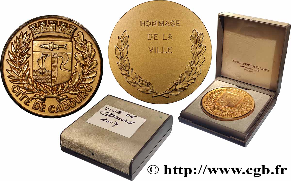 V REPUBLIC Médaille, Hommage de la ville MS
