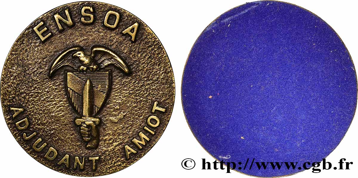 CINQUIÈME RÉPUBLIQUE Médaille, ENSOA TTB+