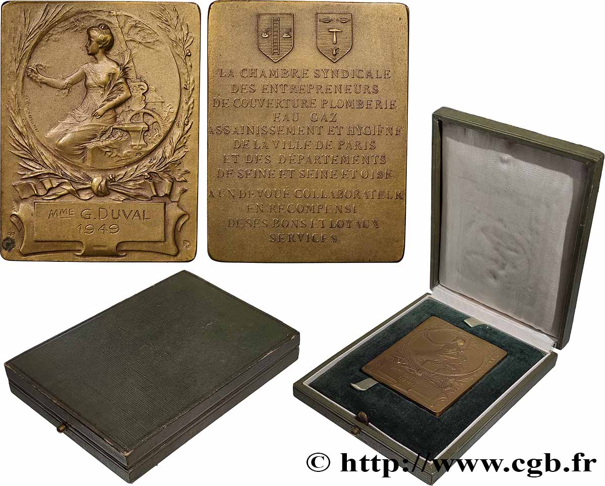 IV REPUBLIC Plaquette, Chambre syndicale des entrepreneurs de couverture et plomberie AU