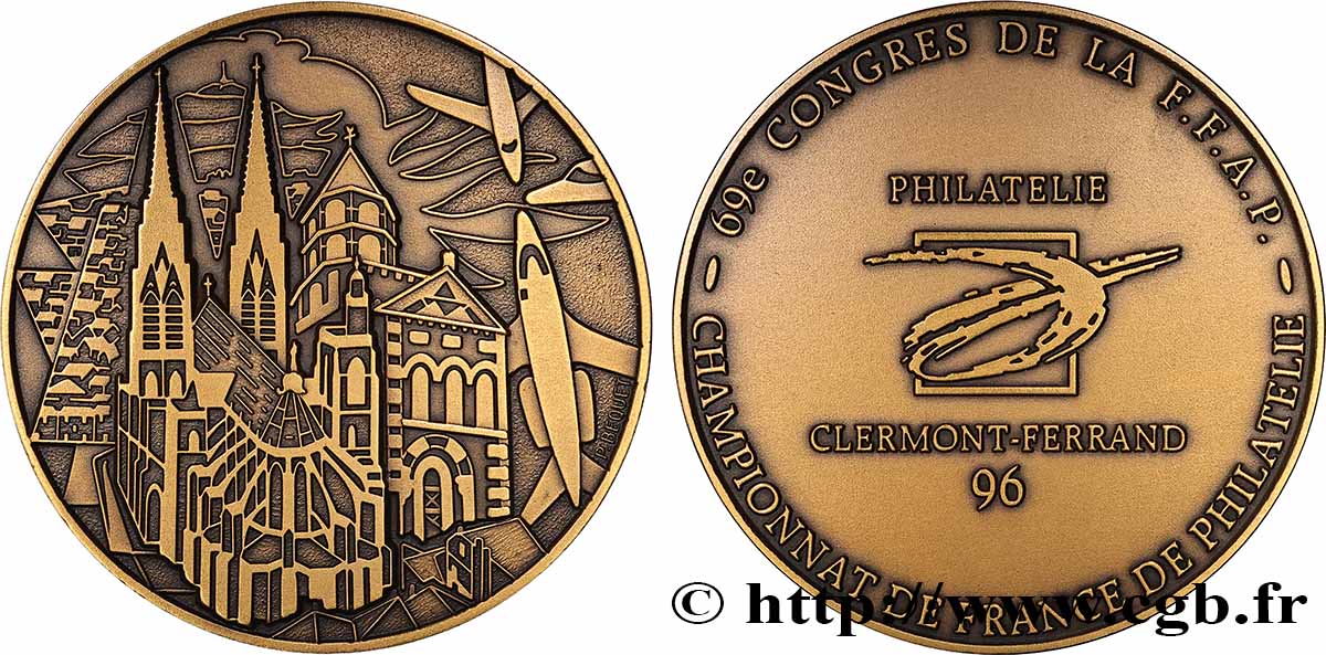 CINQUIÈME RÉPUBLIQUE Médaille, 69e congrès de la F. F. A. P. SUP