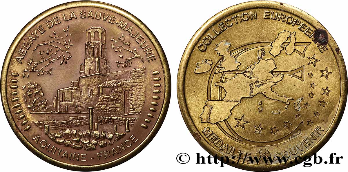 TOURISTIC MEDALS Médaille touristique, Abbaye de la Sauve-Majeure AU