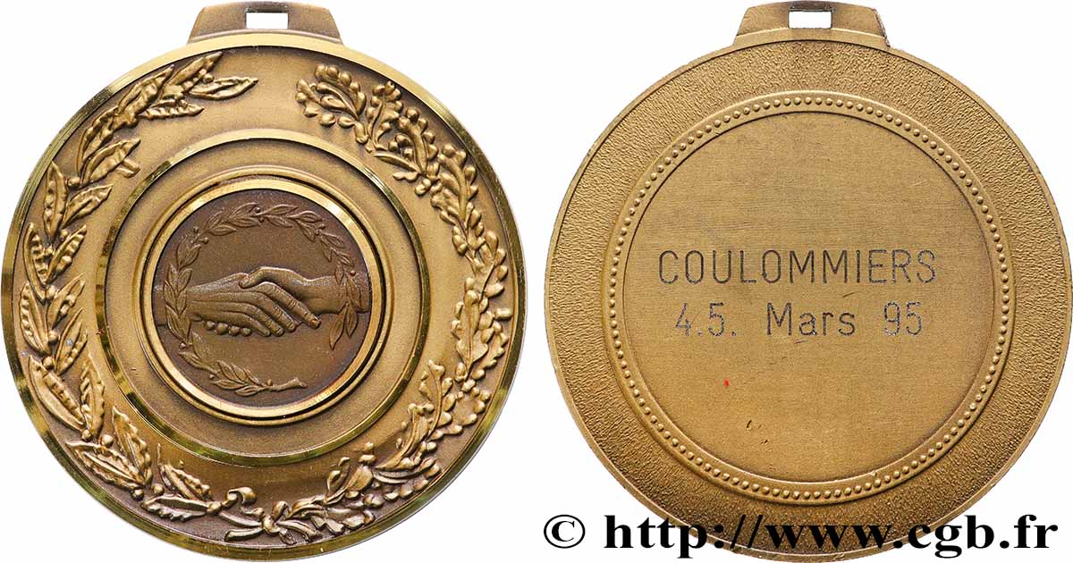 CINQUIÈME RÉPUBLIQUE Médaille, Coulommiers TTB+