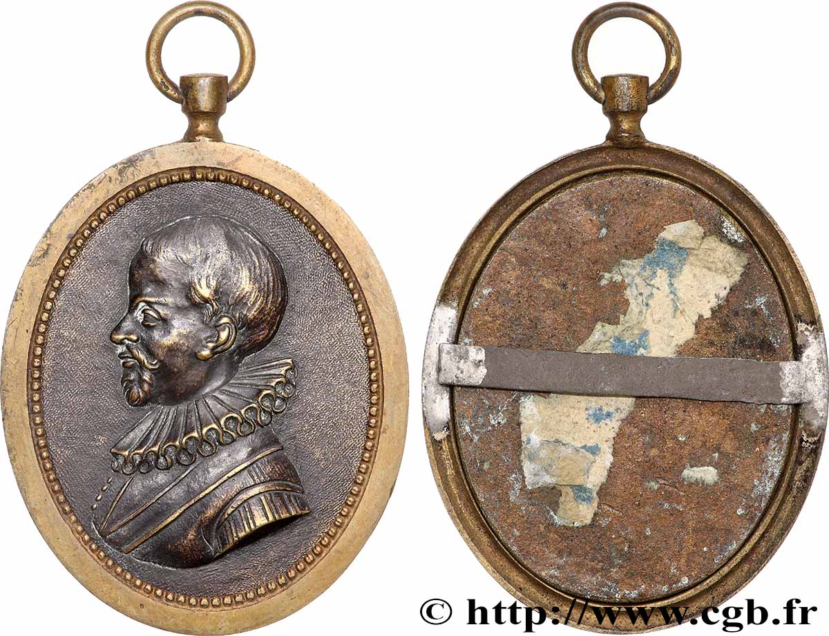 LITERATURE : WRITERS - POETS Médaille, Michel de Montaigne q.SPL
