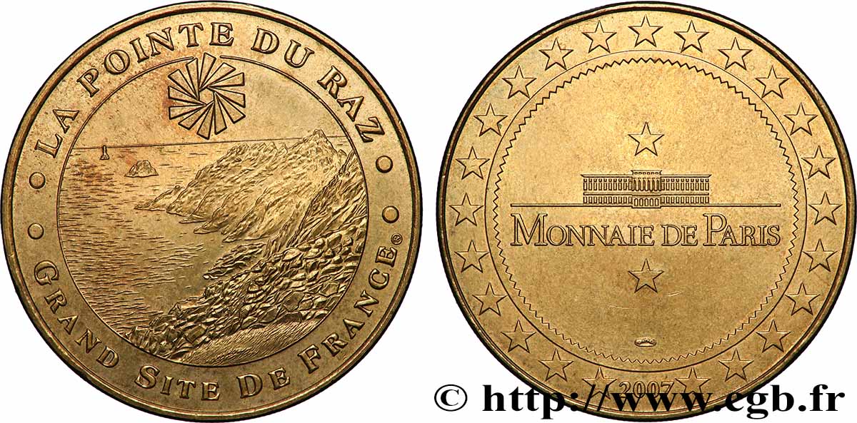 MÉDAILLES TOURISTIQUES Médaille, La pointe du raz TTB+