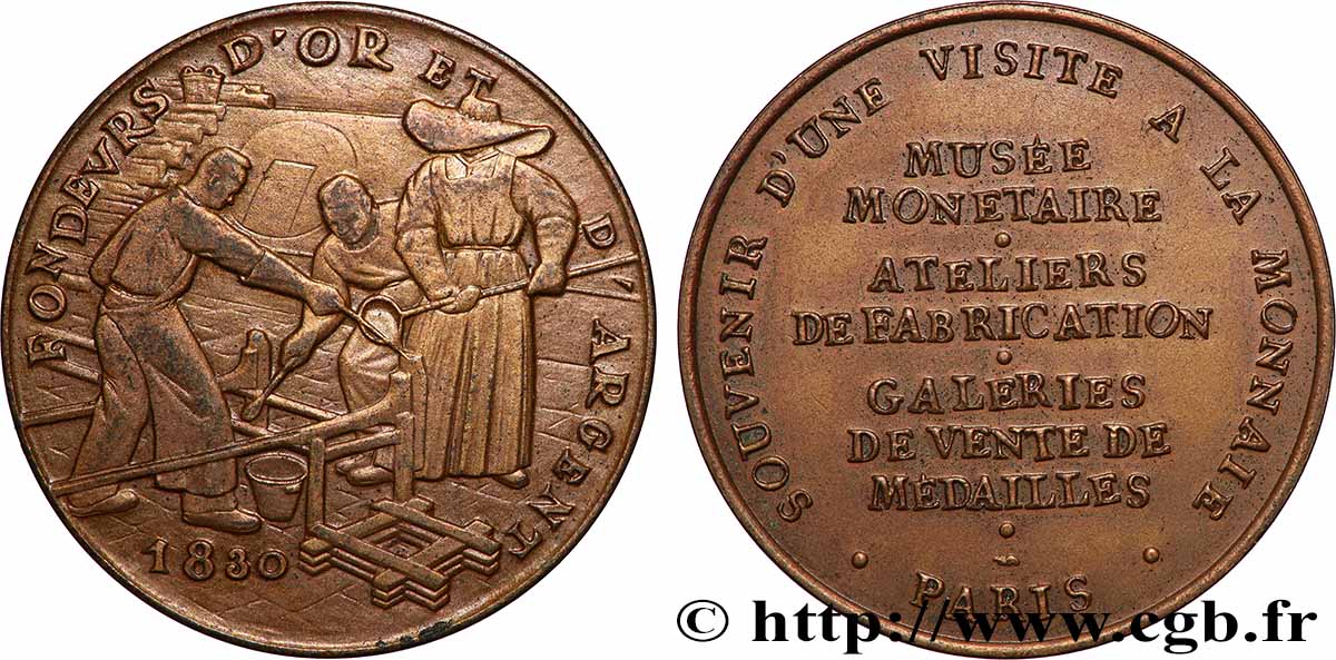 MONNAIE DE PARIS Médaille, Musée Monétaire AU