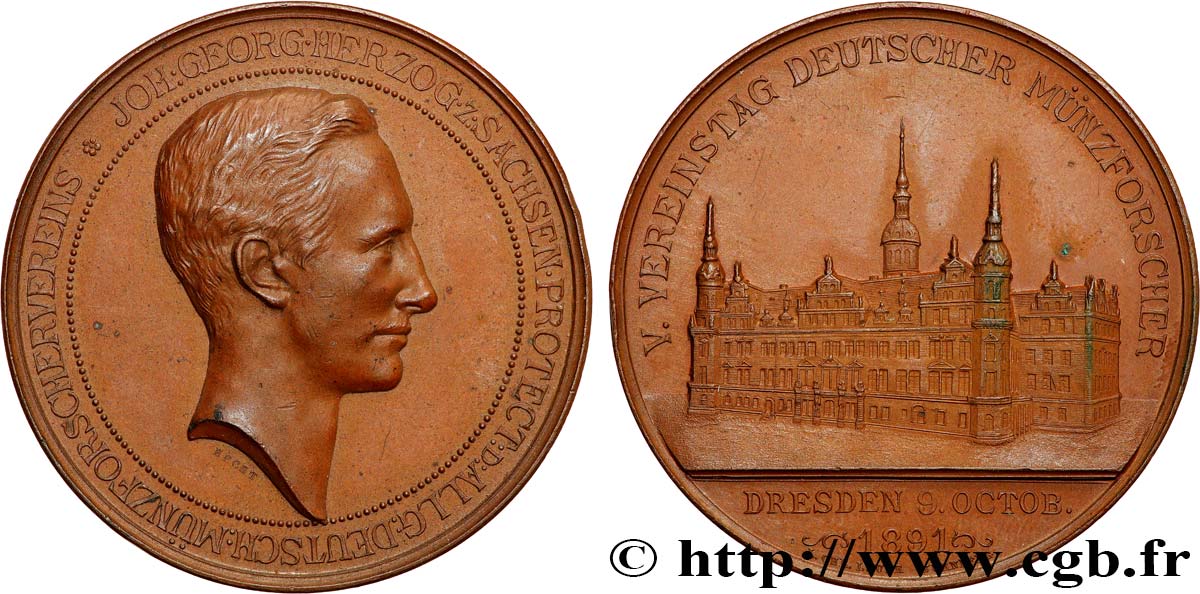 ALLEMAGNE Médaille de Saxe Meiningen SUP