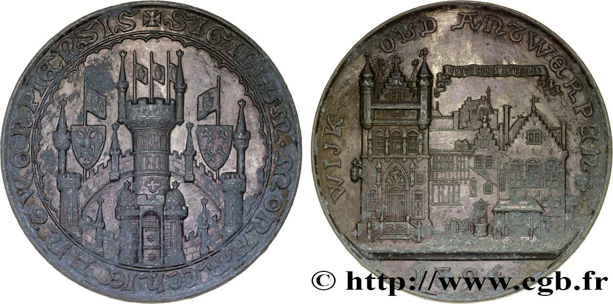 BELGIUM Médaille de l’Exposition Universelle d’Anvers AU