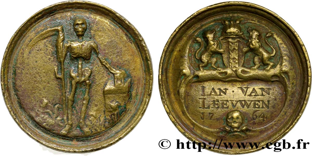 PAESI BASSI Médaille pour la Mort de Ian Van Leevwen q.SPL