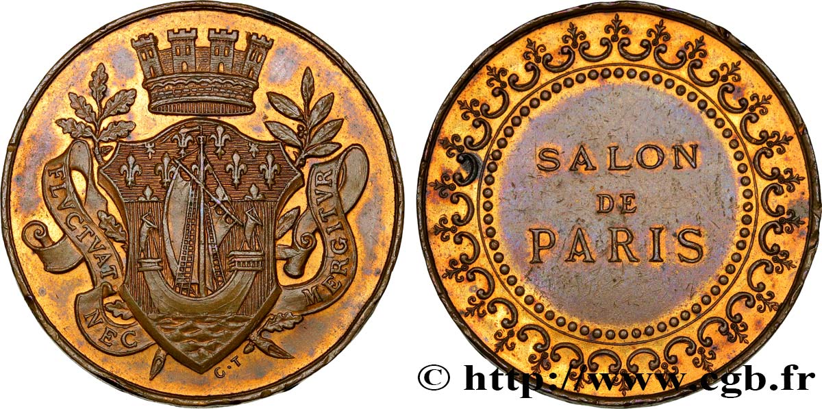 III REPUBLIC Médaille du Salon de Paris AU