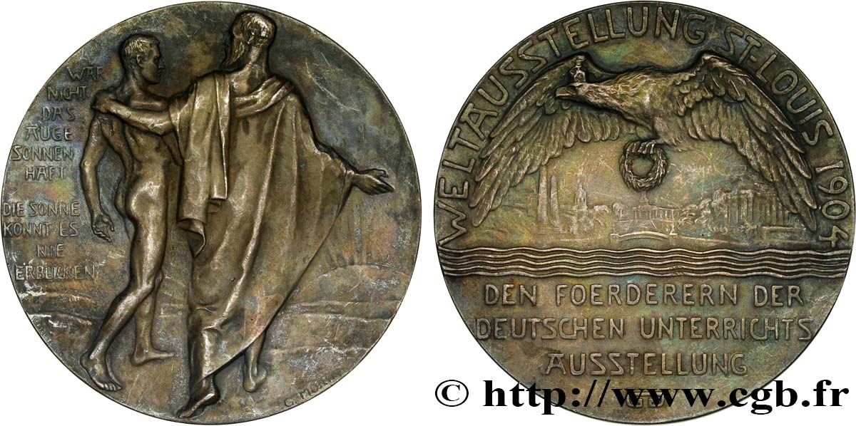 VEREINIGTE STAATEN VON AMERIKA Médaille de l’exposition Universelle de St-Louis fVZ