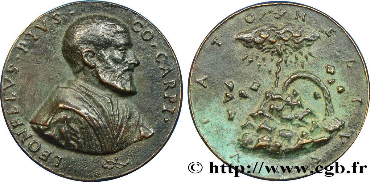 ITALIE Médaille de Lionello Pio di Savoia TTB