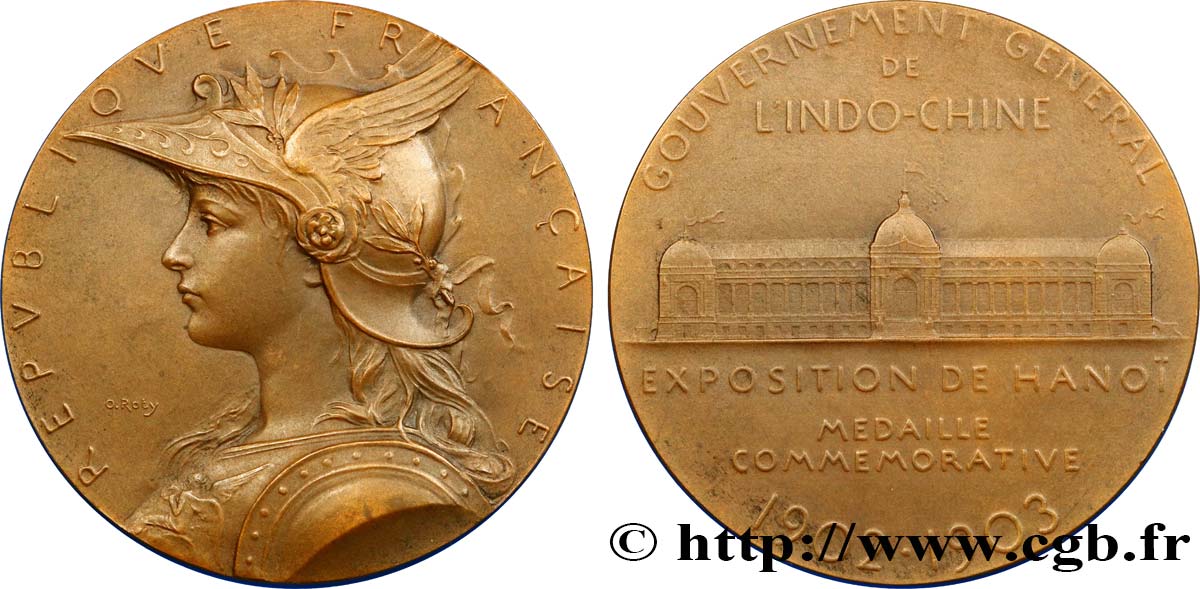 III REPUBLIC Médaille de l’Exposition de Hanoi AU