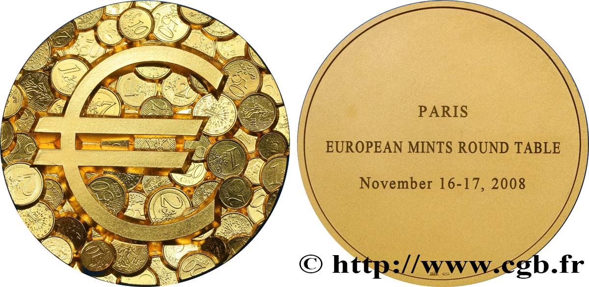 V REPUBLIC Médaille €uro AU