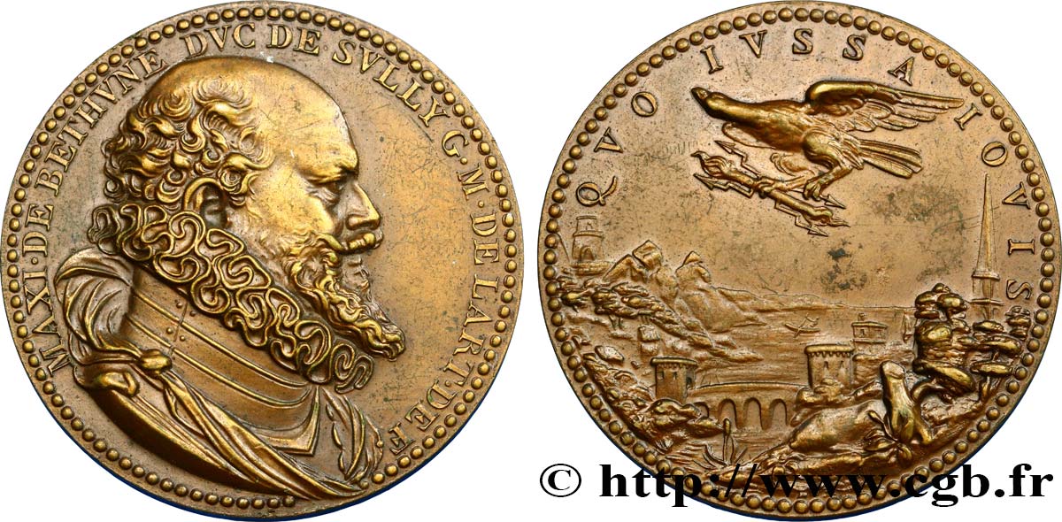 HENRI IV LE GRAND Médaille du duc de Sully SUP