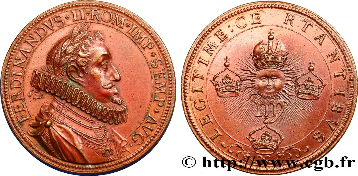 ITALIE Médaille de Ferdinand II TTB+