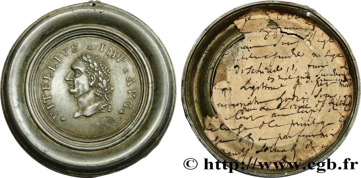 ITALY Médaille antiquisante de Vitellius AU