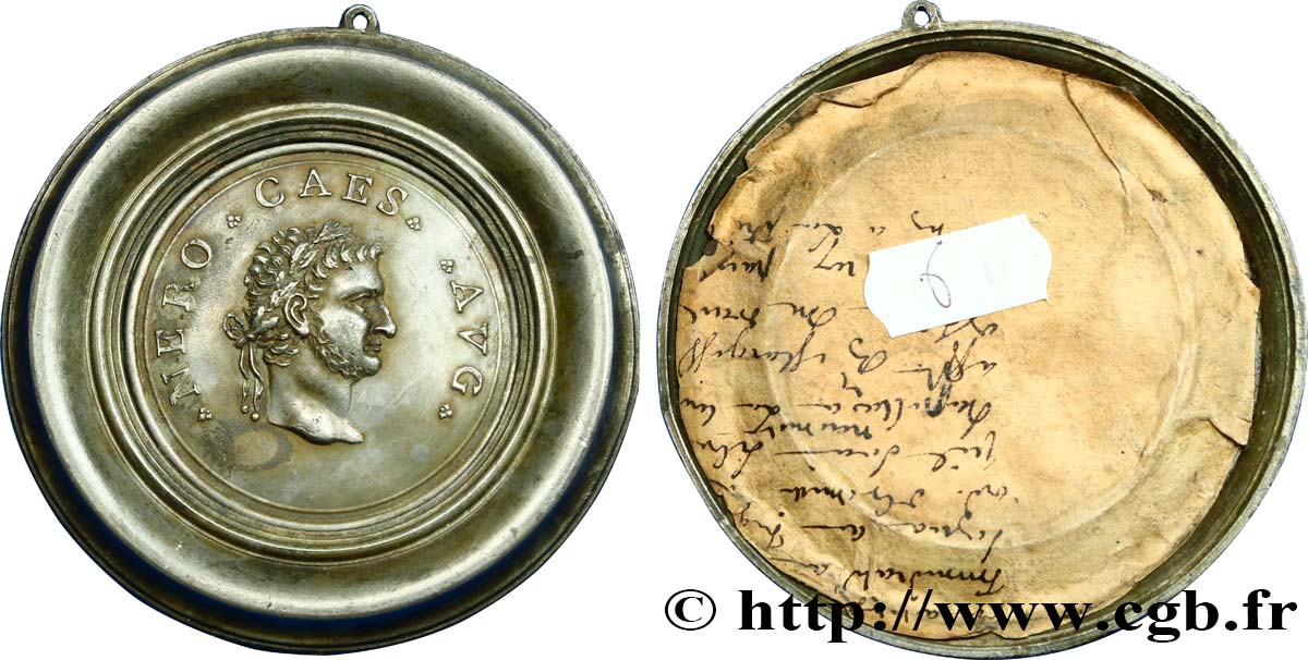 ITALIEN Médaille antiquisante de Néron fVZ