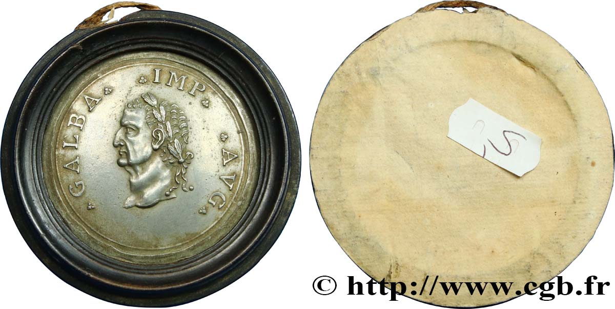 ITALIA Médaille antiquisante de Galba q.SPL