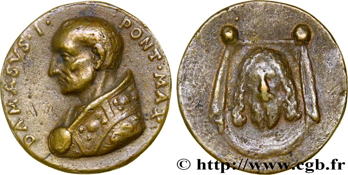 VATICANO E STATO PONTIFICIO Médaille du pape Damase Ier q.BB