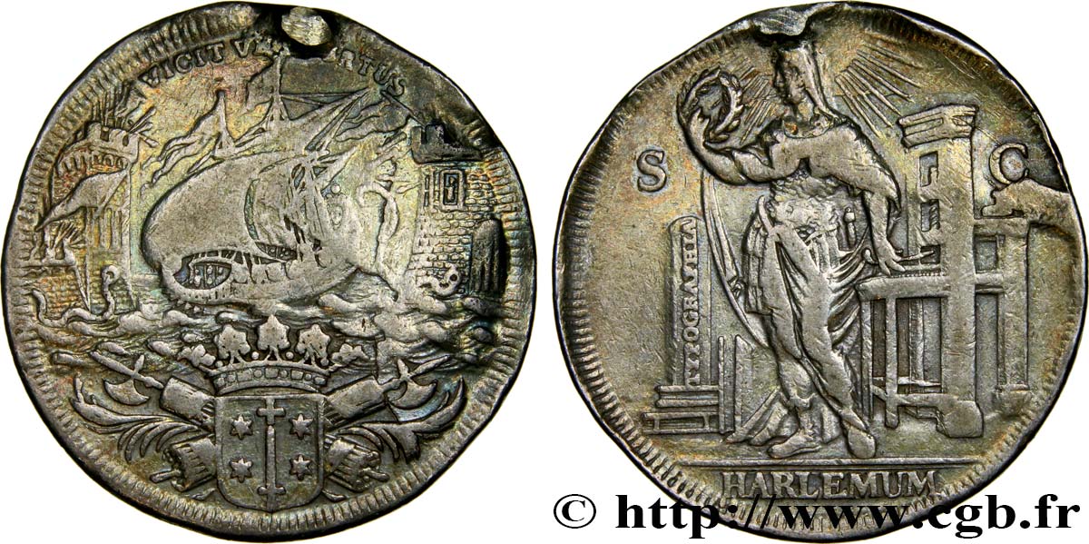 NETHERLANDS Médaille, Bicentenaire de l’invention de l’impression VF