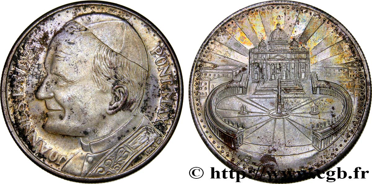 JOHN-PAUL II (Karol Wojtyla) Médaille du pape Jean-Paul II AU
