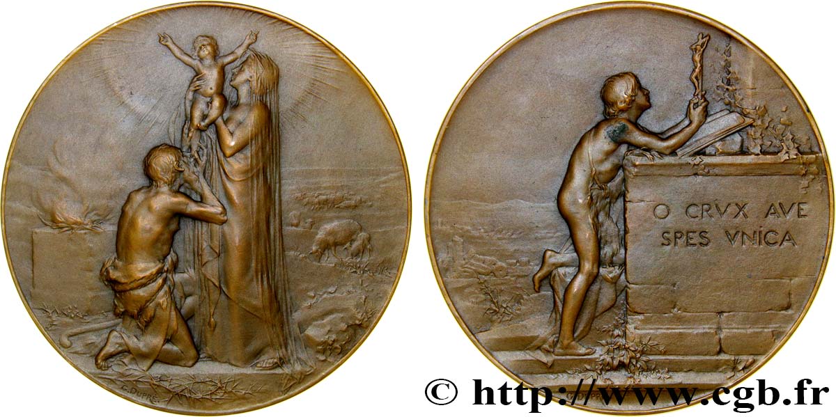 TERZA REPUBBLICA FRANCESE Médaille religieuse, la Rédemption q.SPL