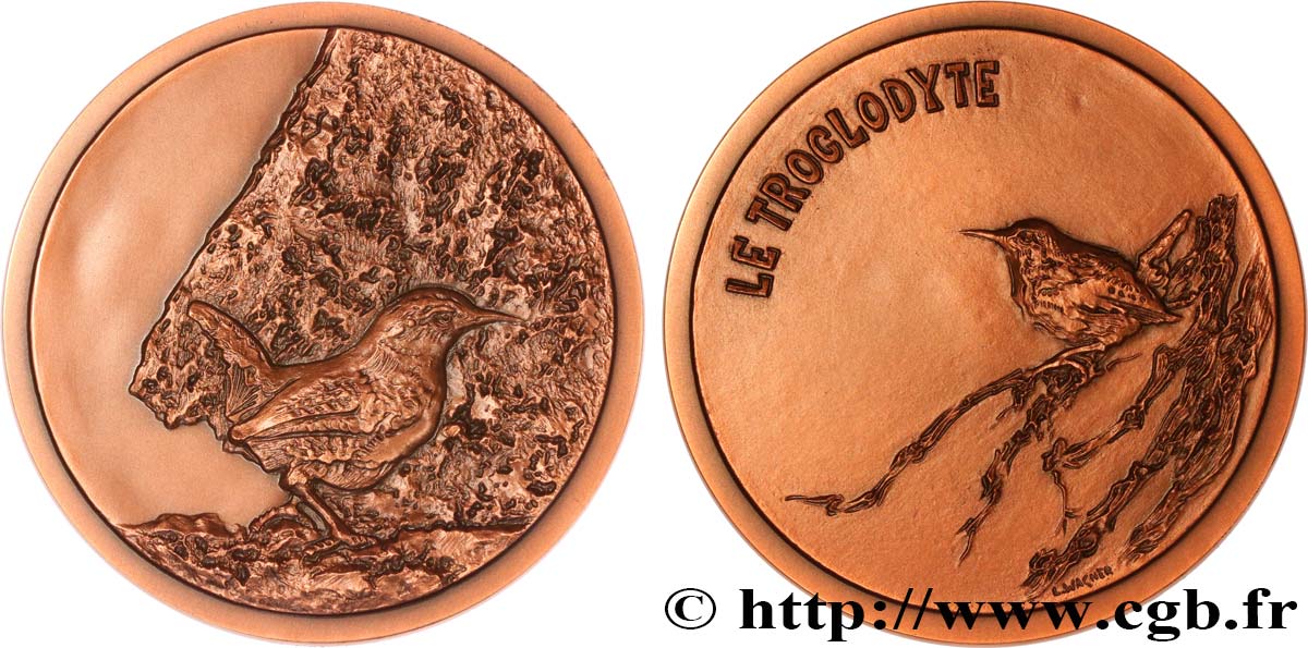 ANIMAUX Médaille animalière - Troglodyte SUP