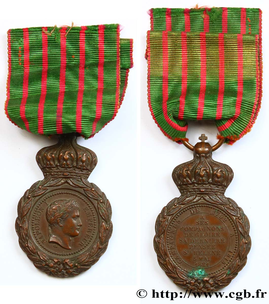 PREMIER EMPIRE Médaille de Sainte-Hélène TTB+