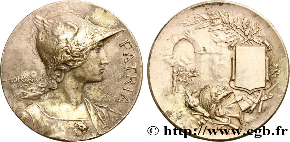 DRITTE FRANZOSISCHE REPUBLIK Médaille de récompense, PATRIA SS