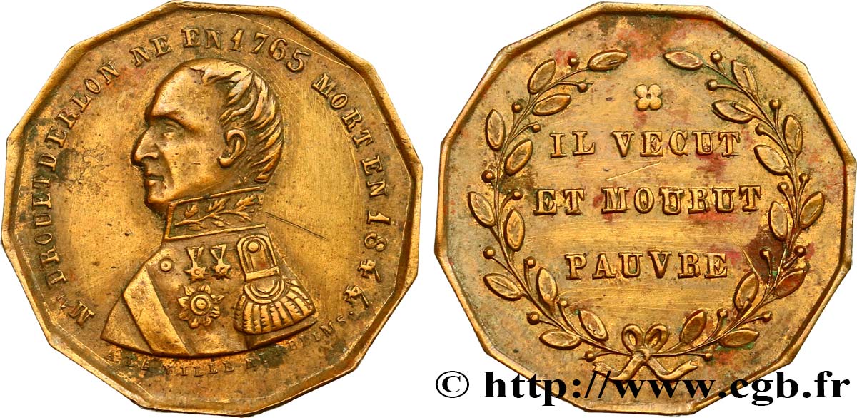 LUIGI FILIPPO I Médaille, Maréchal Drouet d’Erlon q.BB