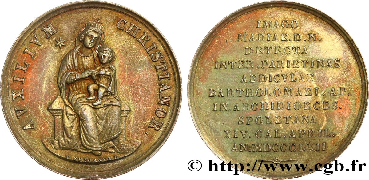 VATICAN AND PAPAL STATES Médaille, pieta XF