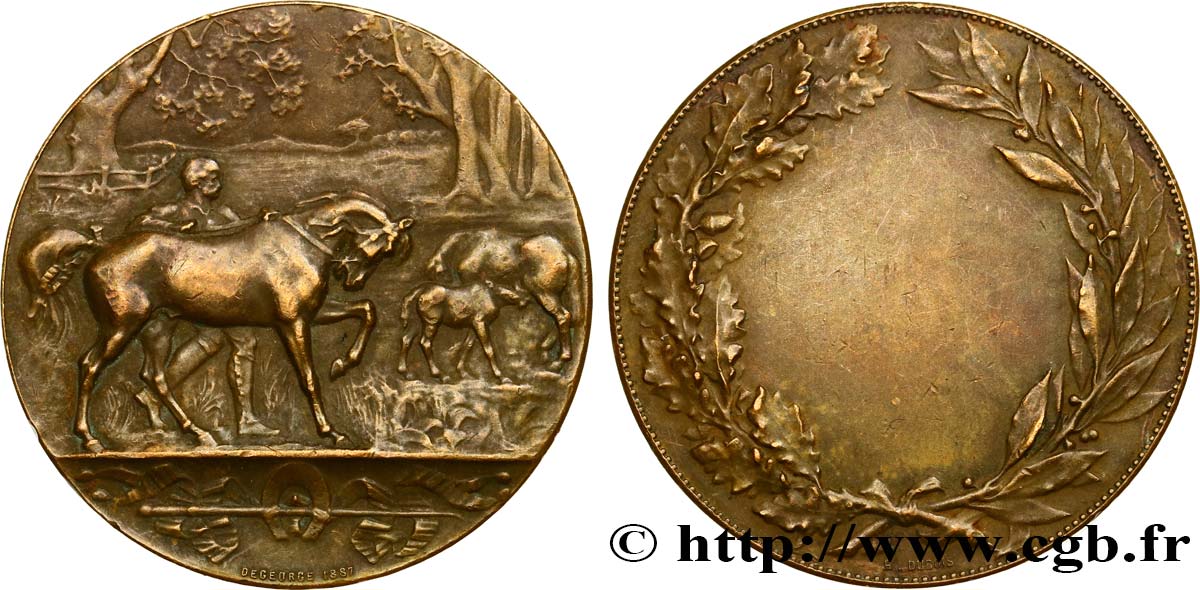 III REPUBLIC Médaille de Maréchal Ferrand AU