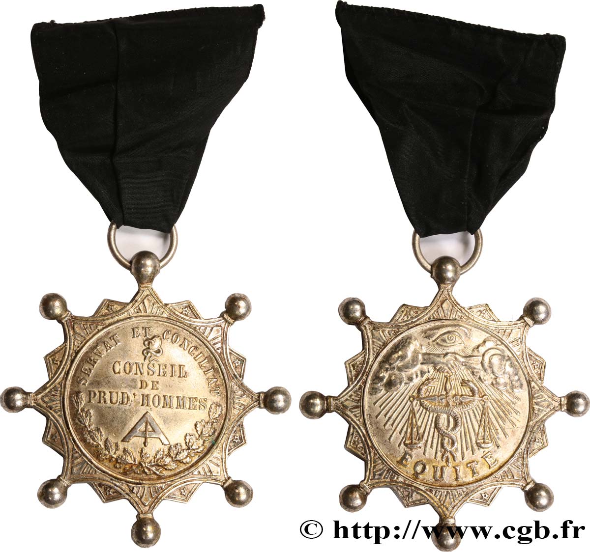 LOUIS-PHILIPPE I Médaille, Conseil des Prud’Hommes AU