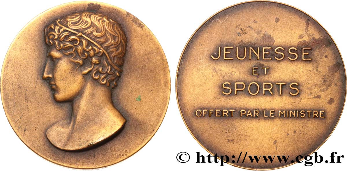 SPORTS Médaille, Jeunesse et Sport AU