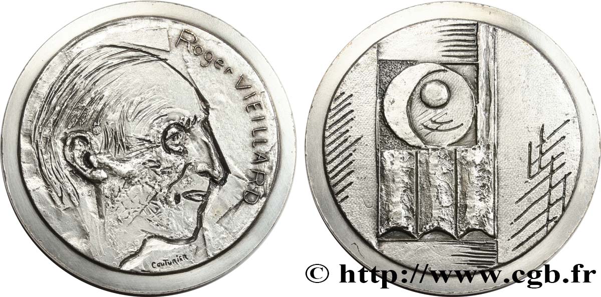 FAMOUS FIGURES Médaille, Roger Vieillard AU