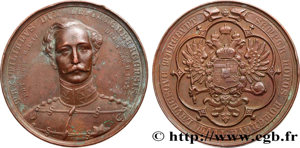 ALLEMAGNE Médaille, Maximilien de Beauharnais, Duc de Leuchtenberg TTB