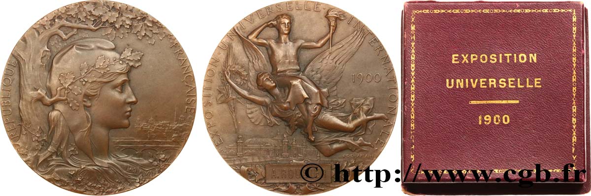 TROISIÈME RÉPUBLIQUE Médaille de l’exposition universelle de Paris SUP