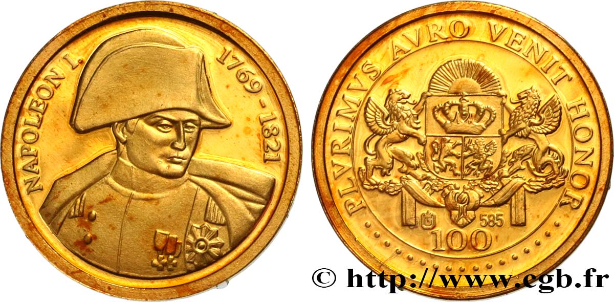 CINQUIÈME RÉPUBLIQUE Médaille, Napoléon Ier SUP