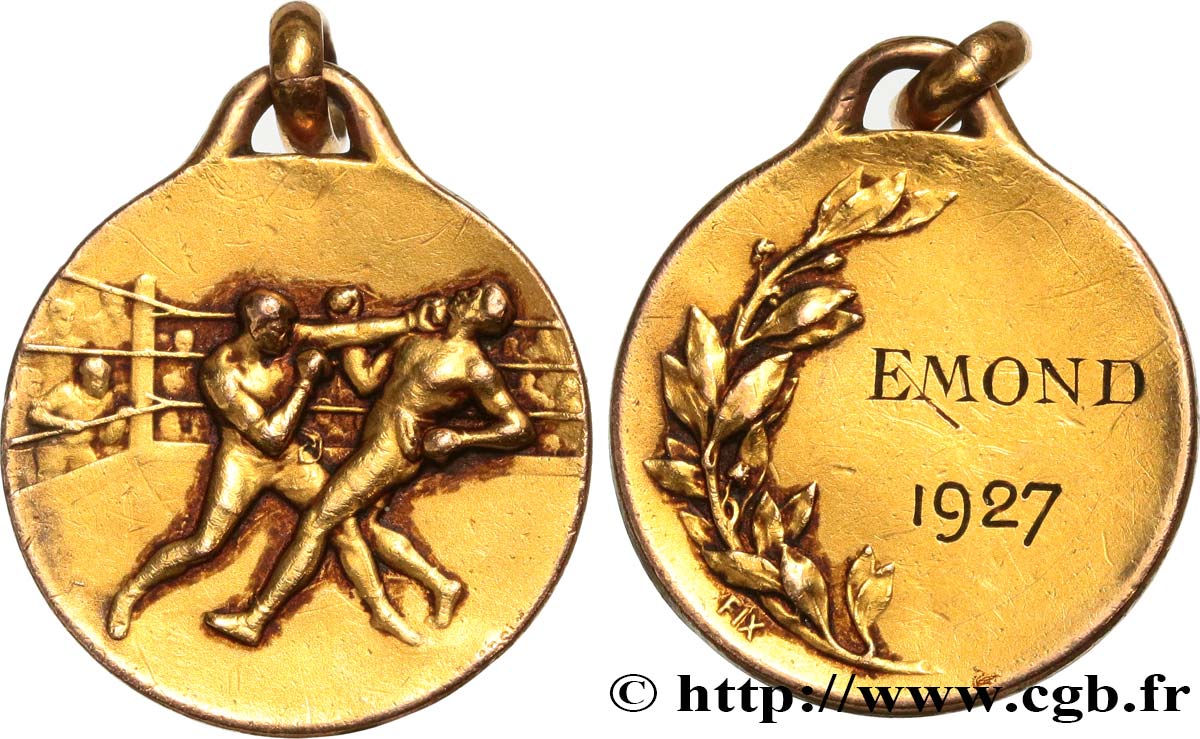 SPORTS Médaille de récompense, Boxe TTB