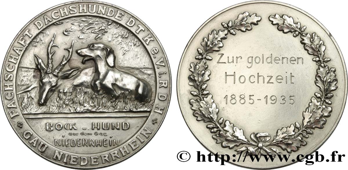 GERMANY Médaille, Noces d’or AU
