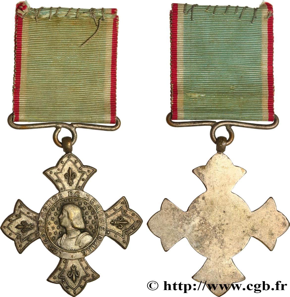 TROISIÈME RÉPUBLIQUE Médaille, Les compagnons de Jeanne d’Arc TTB