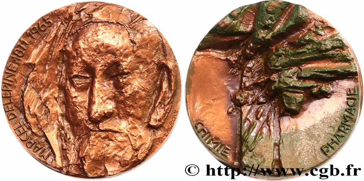 SCIENCE & SCIENTIFIC Médaille, Marcel Delepine AU