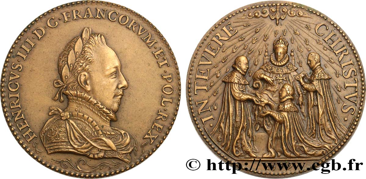 HENRY III Médaille, In tevere Christus fVZ