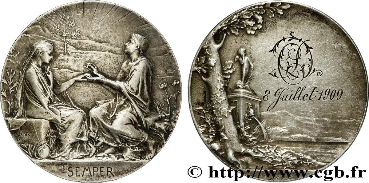 AMOUR ET MARIAGE Médaille, Semper TTB