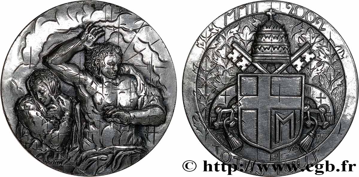 VATICAN ET ÉTATS PONTIFICAUX Médaille, Totus tuus SUP