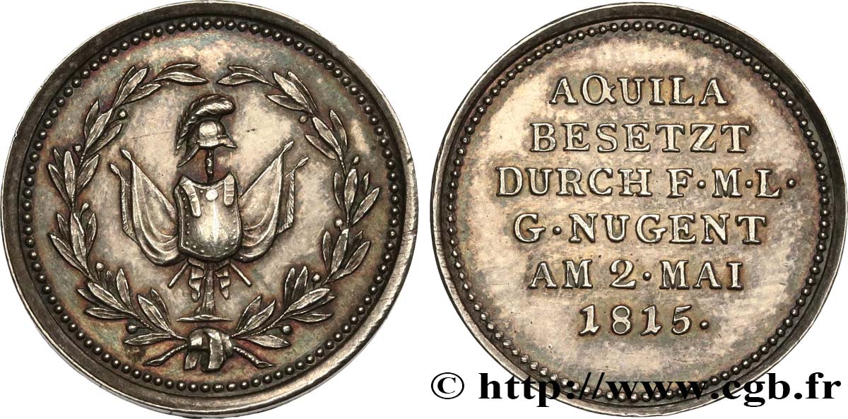 ALLEMAGNE - PRUSSE Médaille, Aquila occupée SUP