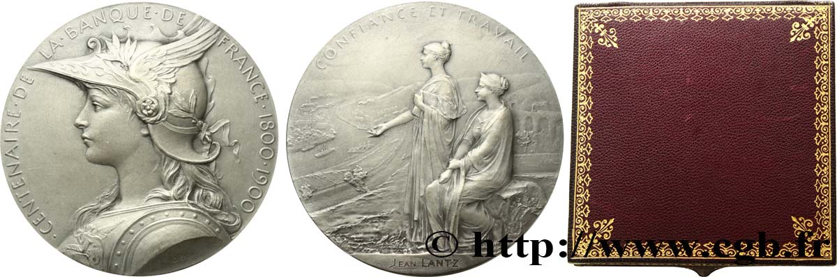 BANQUE DE FRANCE Médaille, centenaire de la Banque de France VZ