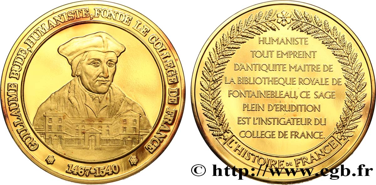 HISTOIRE DE FRANCE Médaille, Guillaume Eude MS
