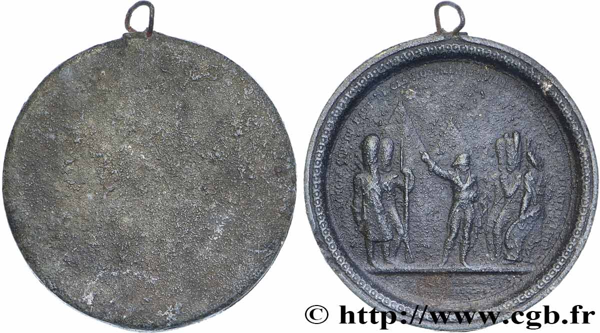 DIRECTOIRE Médaille uniface, Conquête de l’Egypte par Bonaparte VF